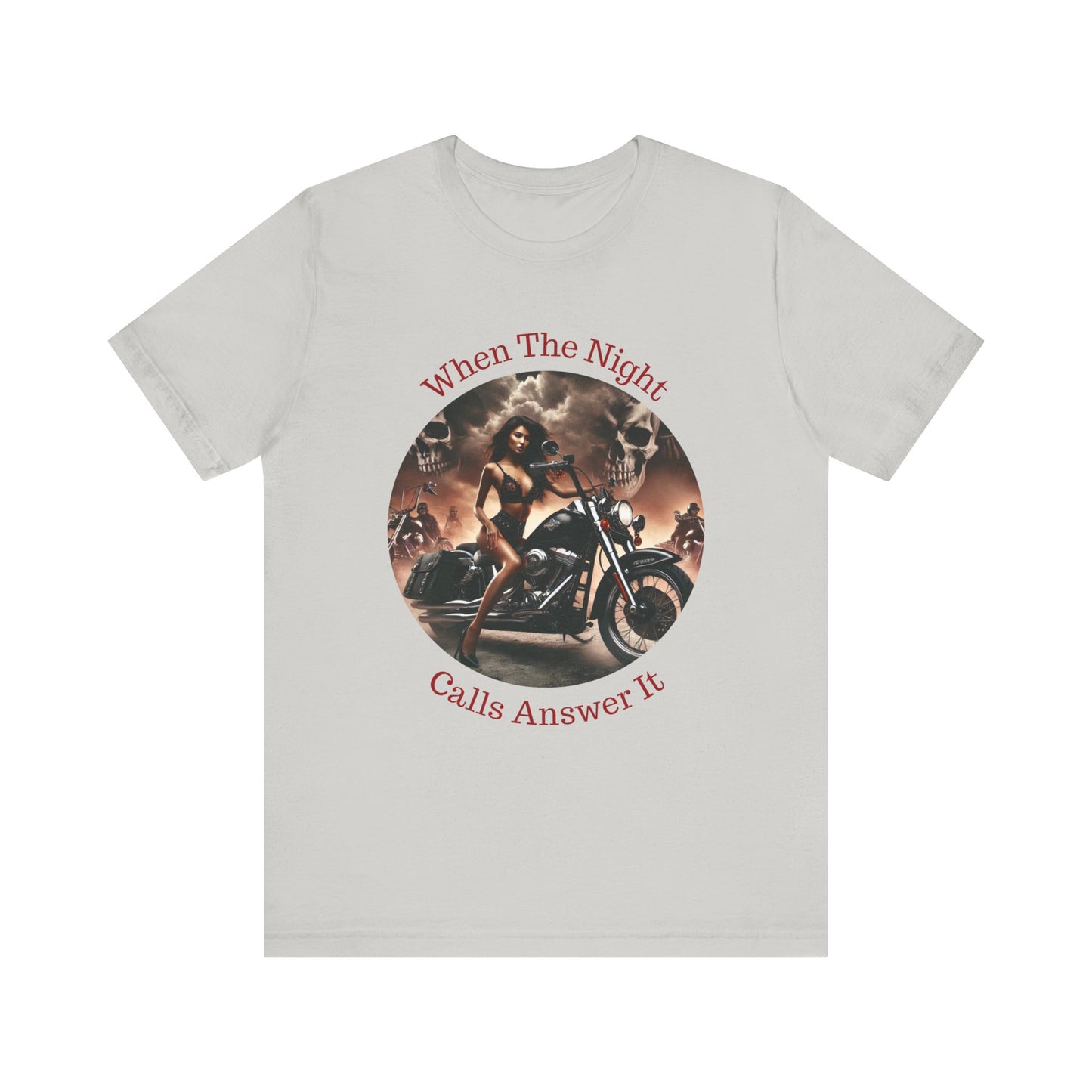 When The Night Calls Unisex Jersey Short Sleeve Tee