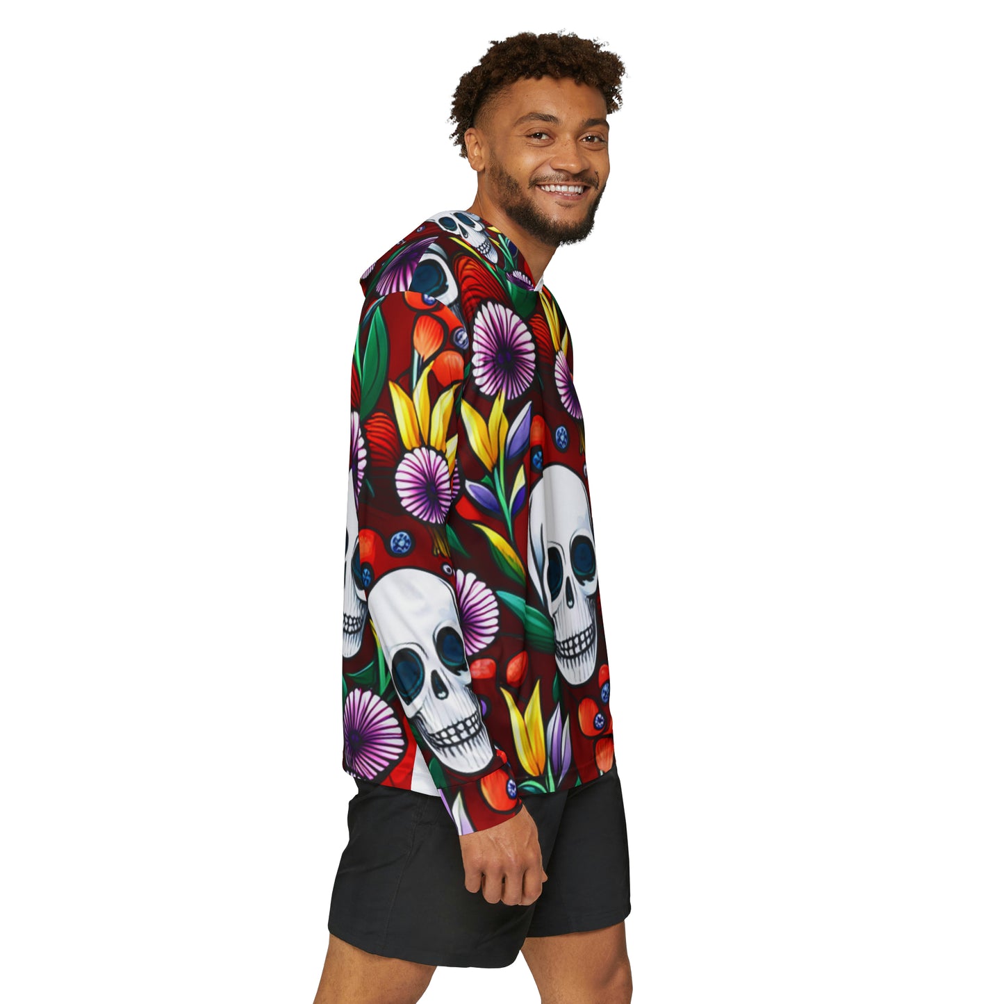 Floral Skull Fusion Warmup Hoodie