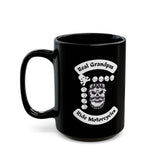Motorcycle Grandpa Black Mug - "Real Grandpas Ride Motorcycles" 11oz/15oz