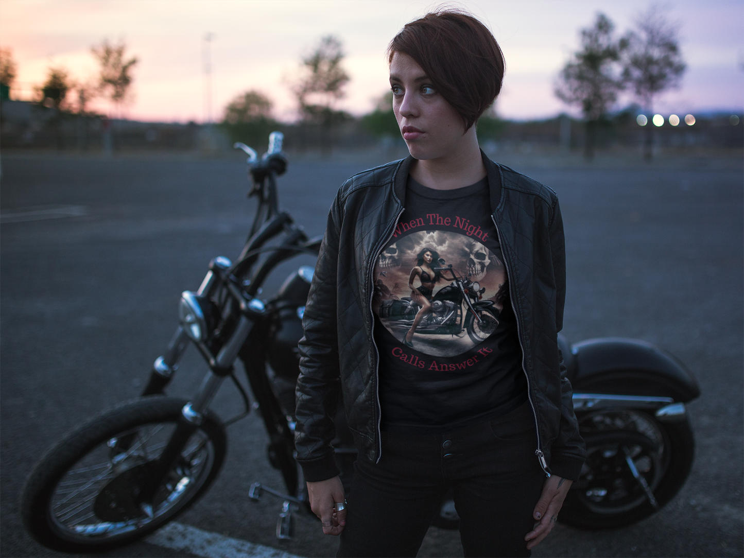 When the Night Calls Answer It Unisex premium t-shirt