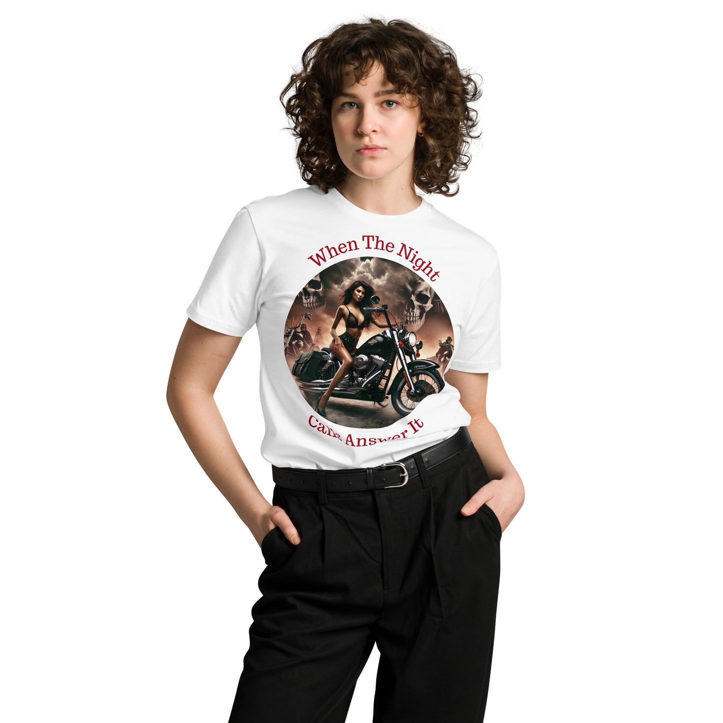 When the Night Calls Answer It Unisex premium t-shirt