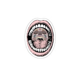 open mouth Kiss-Cut Stickers - Domino Zee