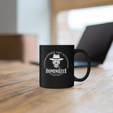Domino Zee 11oz Black Mug Printify