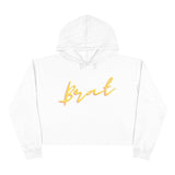 BRAT Crop Hoodie - Domino Zee