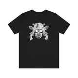 Skull & Guns Unisex Jersey Short Sleeve Tee - Domino Zee