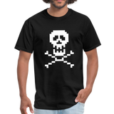 Pixel Skull & Cross Bones Unisex Classic T-Shirt.