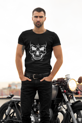 White Skull Unisex Jersey Short Sleeve Tee.