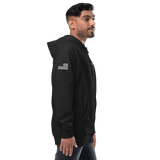 2A Unisex fleece zip up hoodie - Domino Zee