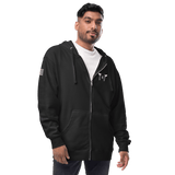 2A Unisex fleece zip up hoodie - Domino Zee