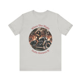 When The Night  Calls Unisex Jersey Short Sleeve Tee Printify