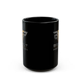 Built From Pressure Logo Mug | Black Ceramic Coffee Mug Printify