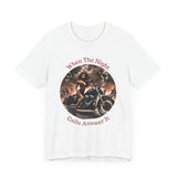 When The Night  Calls Unisex Jersey Short Sleeve Tee Printify