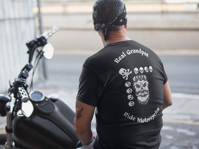 Real Grandpas ride Motorcycles Unisex t-shirt