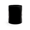 skull in mouth 11oz  Black mug - Domino Zee