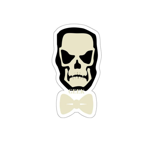 Skull Geek Kiss-Cut Stickers - Domino Zee