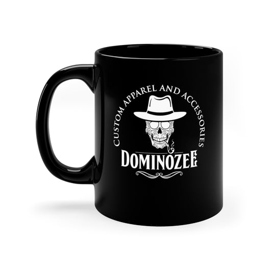 Domino Zee 11oz Black Mug