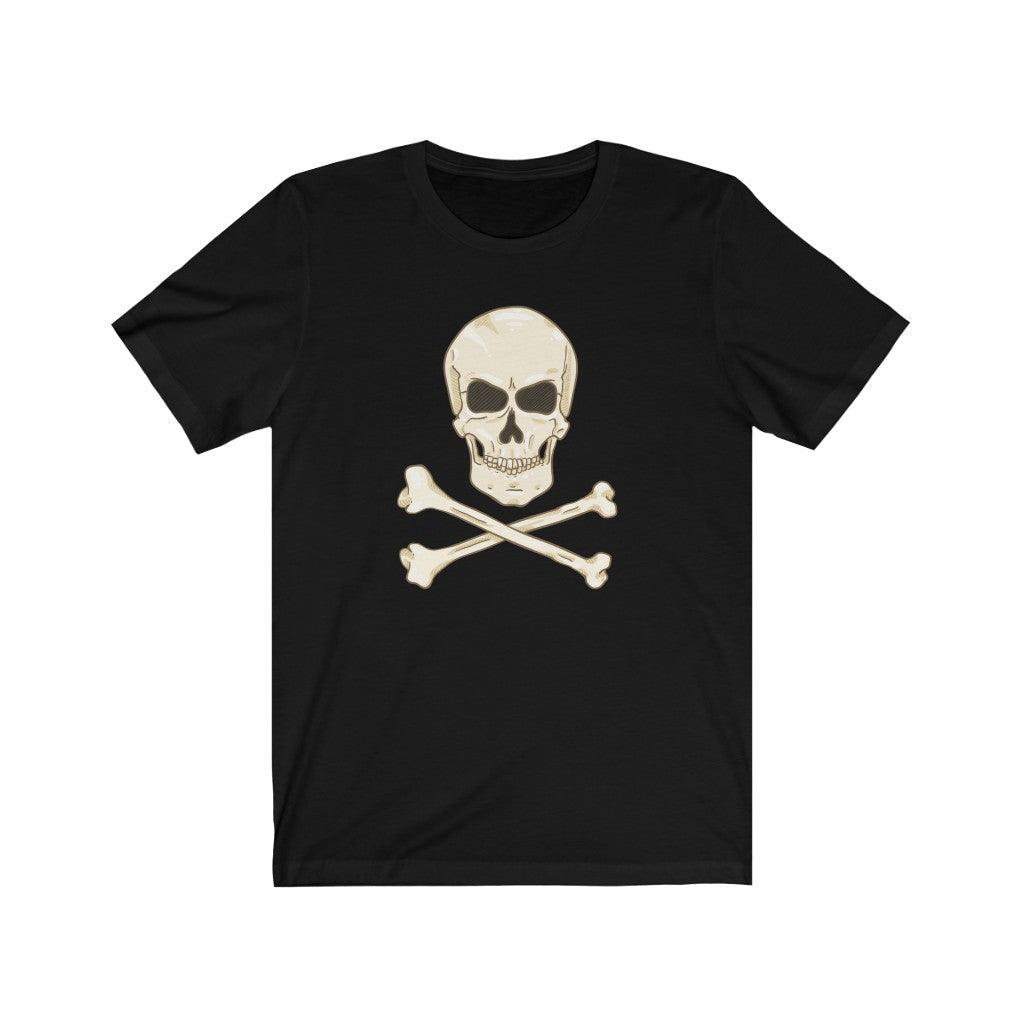 Classic Skull & Crossbones Unisex Jersey Short Sleeve Tee - Domino Zee