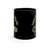 American Made Black mug 11oz - Domino Zee