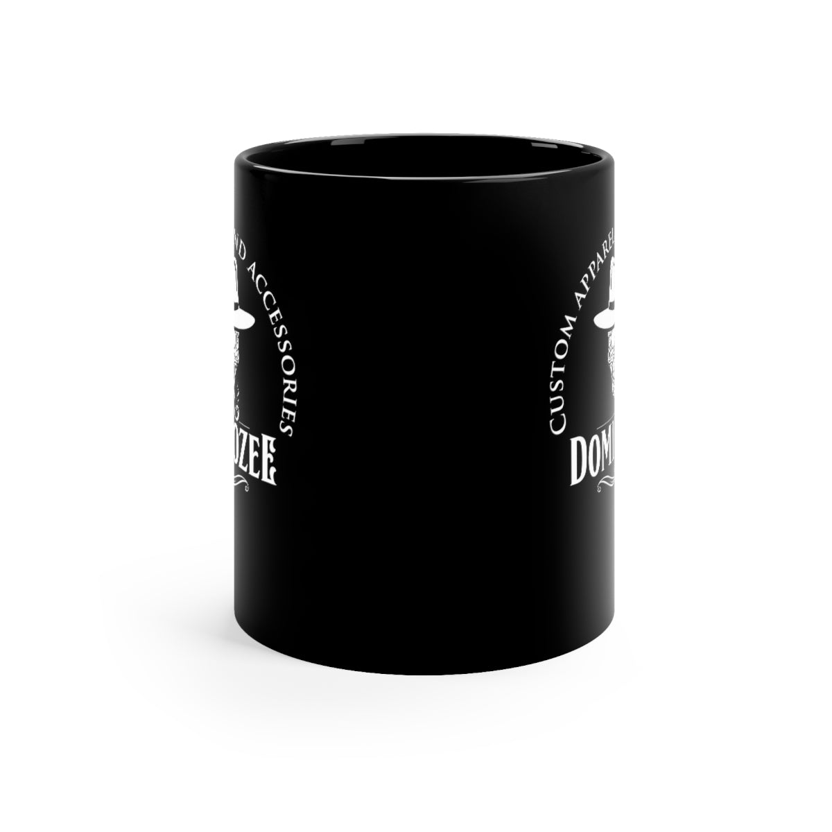 Domino Zee 11oz Black Mug