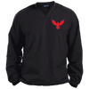 Red Eagle Pullover V-Neck Windshirt - Domino Zee