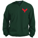 Red Eagle Pullover V-Neck Windshirt - Domino Zee