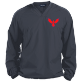 Red Eagle Pullover V-Neck Windshirt - Domino Zee