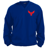 Red Eagle Pullover V-Neck Windshirt - Domino Zee