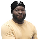 Skull & Crossbones All-Over Print Beanie - Domino Zee