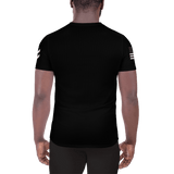 Navy Men's Athletic T-shirt - Domino Zee