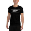 Navy Men's Athletic T-shirt - Domino Zee