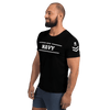 Navy Men's Athletic T-shirt - Domino Zee