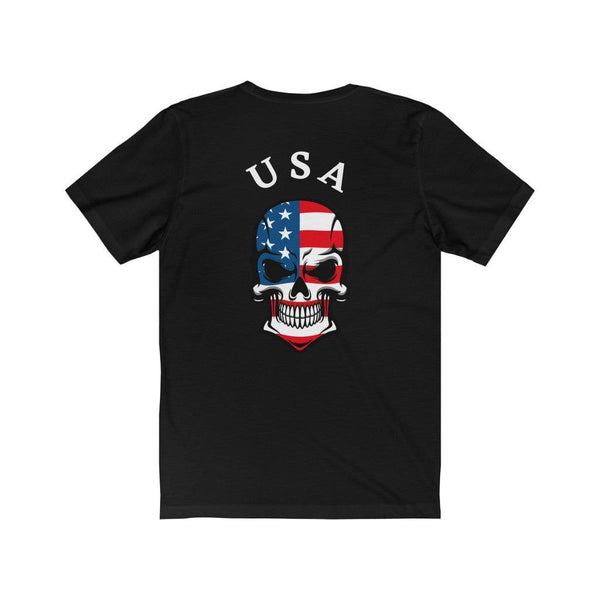 USA Unisex Jersey Short Sleeve Tee - Domino Zee