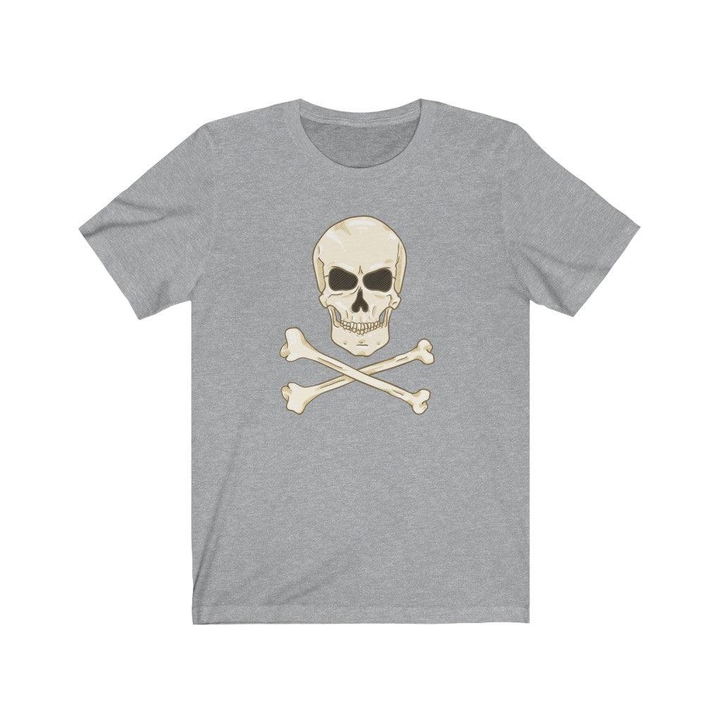 Classic Skull & Crossbones Unisex Jersey Short Sleeve Tee - Domino Zee