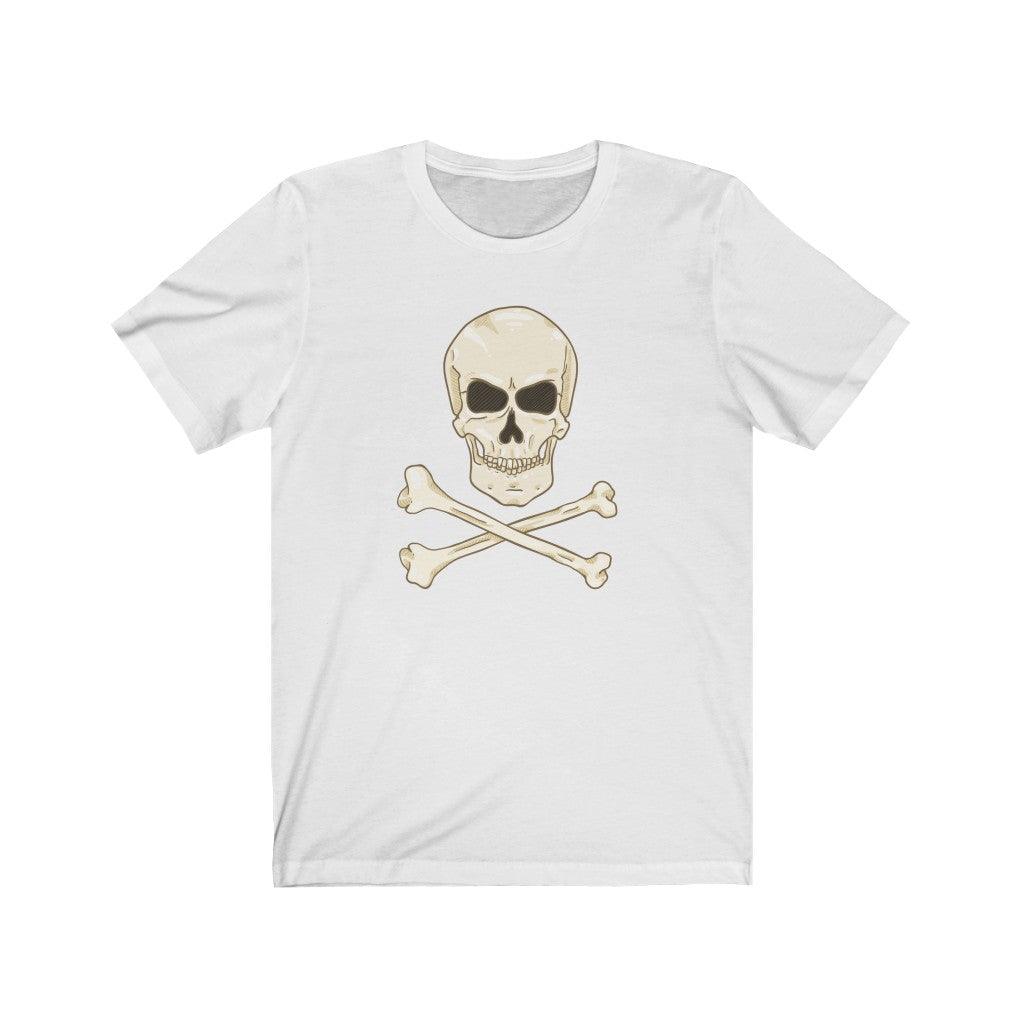 Classic Skull & Crossbones Unisex Jersey Short Sleeve Tee - Domino Zee