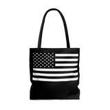 American Flag AOP Tote Bag.