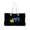 W T F  Weekender Bag - Domino Zee