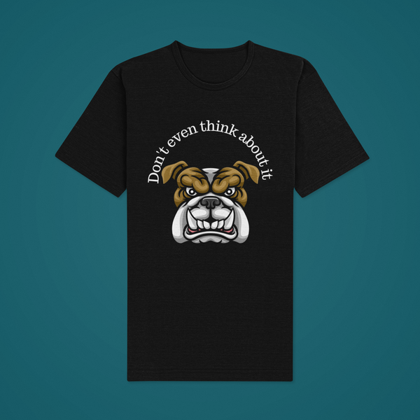 Don't even think about it Unisex Jersey Short Sleeve Tee.