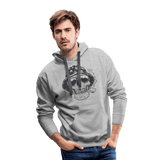 Men’s Premium Hoodie - heather grey