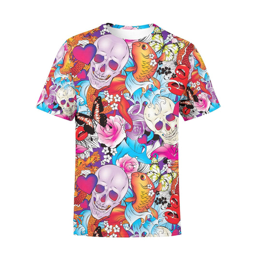 Men's Tattoo Skulls T-Shirt - Domino Zee