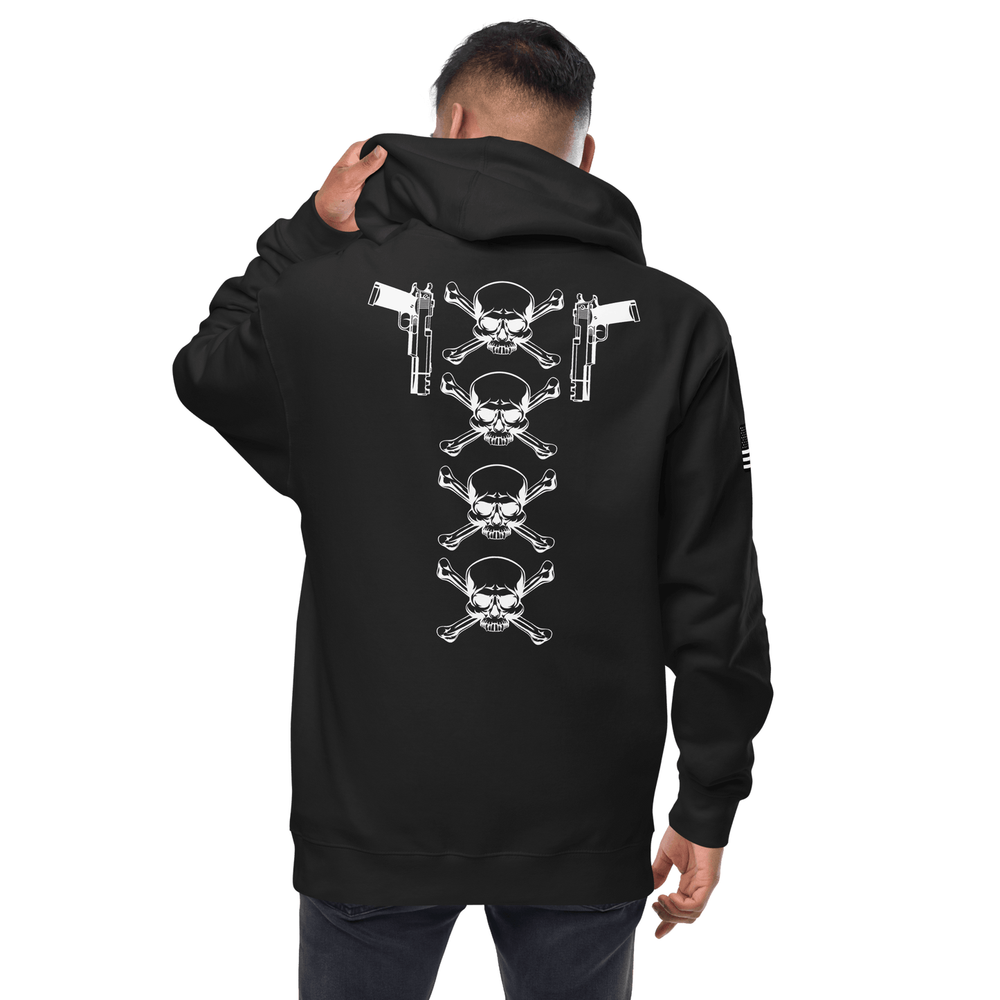 2A  Unisex fleece zip up hoodie - Domino Zee
