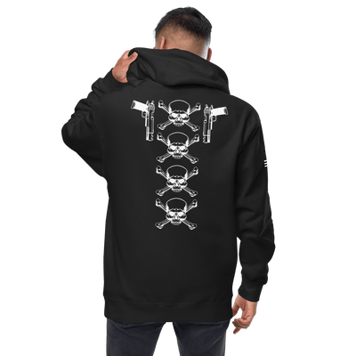 2A  Unisex fleece zip up hoodie - Domino Zee