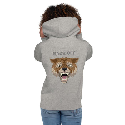 Back Off Unisex Hoodie - Domino Zee